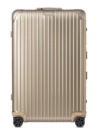 Main View - Click To Enlarge -  - Original Check-In L Aluminium Suitcase – Titanium