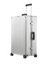 Front View - Click To Enlarge -  - Classic Check-In L Aluminium Suitcase – Silver