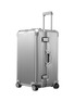 Front View - Click To Enlarge -  - Original Trunk Aluminium Suitcase – Silver