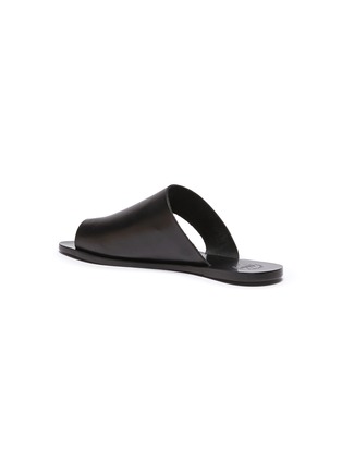  - ATP ATELIER - Toe Ring Flat Round Toe Leather Sandal