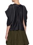 Back View - Click To Enlarge - JW ANDERSON - Cold Shoulder Draped Panel Sleevess Top