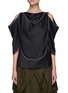 JW ANDERSON - Cold Shoulder Draped Panel Sleevess Top