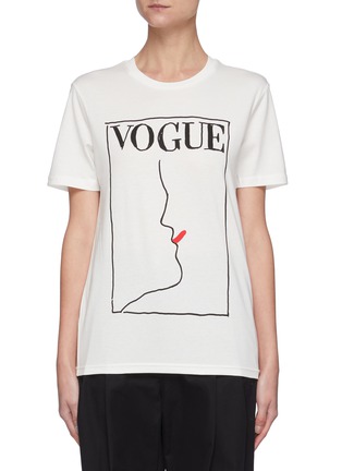 Main View - Click To Enlarge - EGY BOY - Vogue Kissing Tee