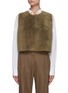 Main View - Click To Enlarge - KARL DONOGHUE - Shearling Cropped Gilet