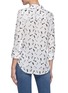 Back View - Click To Enlarge - L'AGENCE - Camille Three Quarter Sleeve Chess Print Shirt
