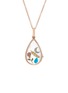 Detail View - Click To Enlarge - LOQUET LONDON - Turquoise Teardrop Birthstone Charm