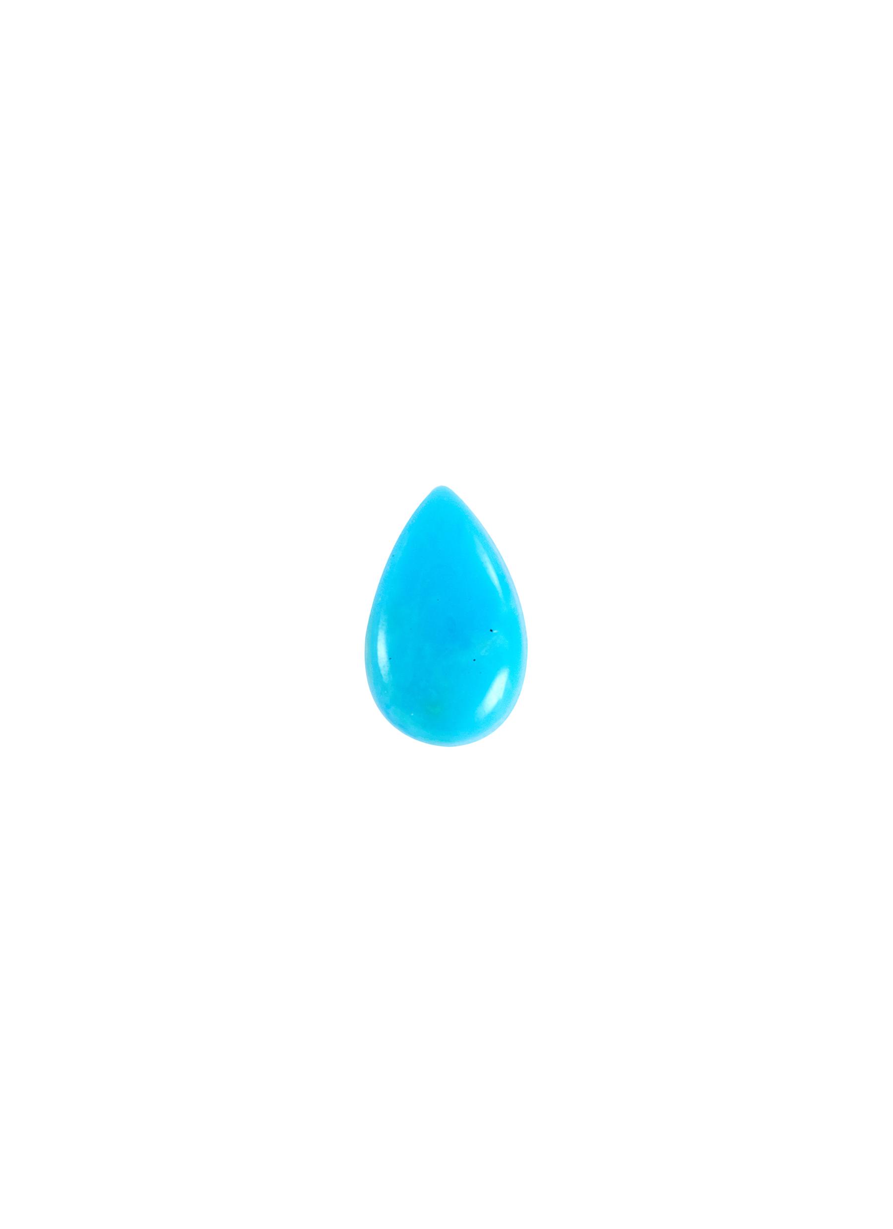 Loquet London Turquoise Teardrop Birthstone Charm