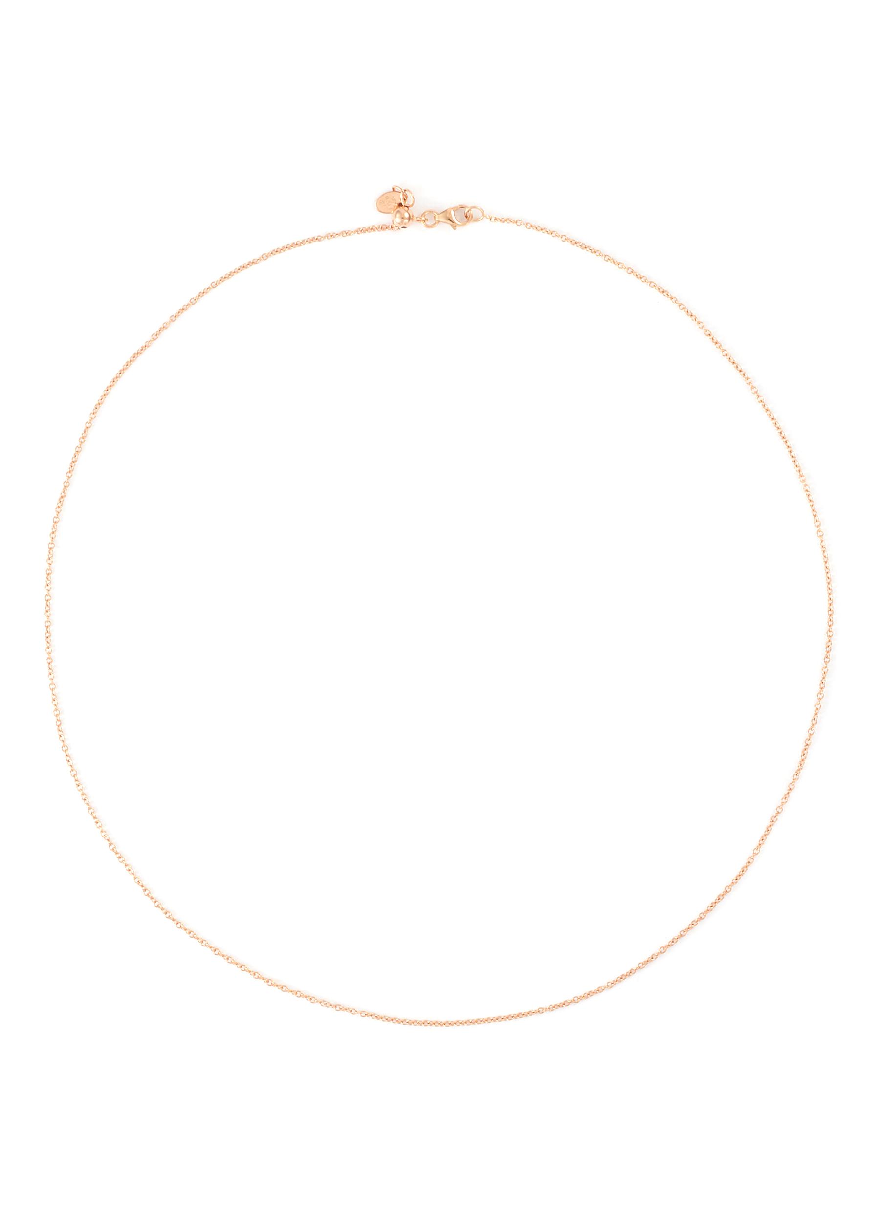 Loquet London Classic 14k Rose Gold Chain Necklace