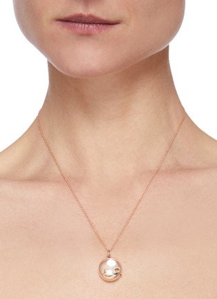 Figure View - Click To Enlarge - LOQUET LONDON - Classic 14k Rose Gold Chain Necklace