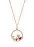 Detail View - Click To Enlarge - LOQUET LONDON - 18k Gold Enamel Detail Bee Charm