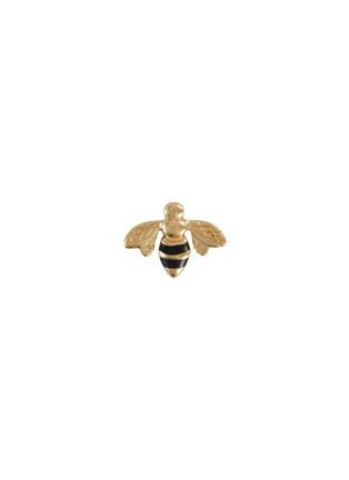 Main View - Click To Enlarge - LOQUET LONDON - 18k Gold Enamel Detail Bee Charm