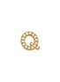 Main View - Click To Enlarge - LOQUET LONDON - DIAMOND 18K YELLOW GOLD Q INITIAL CHARM