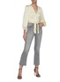Figure View - Click To Enlarge - L'AGENCE - Alaia' Tie Button Front Blouse