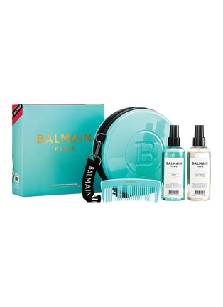 Main View - Click To Enlarge - BALMAIN HAIR COUTURE - Limited Edition Backstage Case – Turquoise