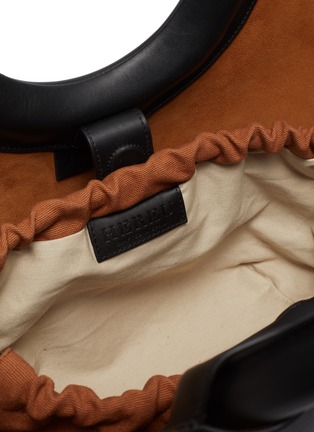 Detail View - Click To Enlarge - HEREU - Cabassa' Round Handle Leather Tote Bag