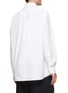 Back View - Click To Enlarge - VALENTINO GARAVANI - Lace Collar Cotton Button-down Shirt