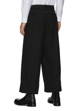 Back View - Click To Enlarge - VALENTINO GARAVANI - Cropped Wide Leg Straight Pants