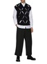Figure View - Click To Enlarge - VALENTINO GARAVANI - Cropped Wide Leg Straight Pants