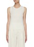 Main View - Click To Enlarge - THE ROW - Crewneck Linen Cashmere Blend Knit Tank Top