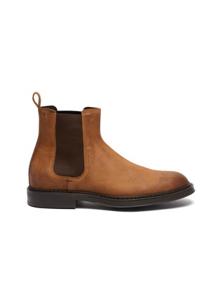 Main View - Click To Enlarge - HENDERSON - Waxed Suede Chelsea Boots