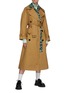 Figure View - Click To Enlarge - MERYLL ROGGE - Upscaled Detailing Trench Coat With Floral Lining