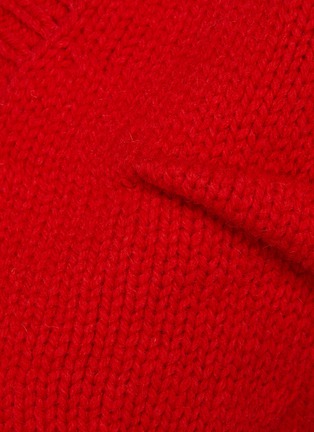  - MERYLL ROGGE - Cropped Darted Wool V Neck Vest