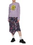 Figure View - Click To Enlarge - MERYLL ROGGE - Daisy Jacquard Cable Knit Wool Blend Sweater