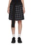 Main View - Click To Enlarge - MERYLL ROGGE - Draped Waistband Checker Pleated Skirt