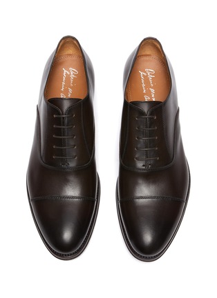 Detail View - Click To Enlarge - ANTONIO MAURIZI - Leather Oxford Shoes