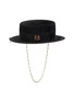 Main View - Click To Enlarge - RUSLAN BAGINSKIY - Pearl Embellish Canotier Hat