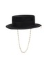 Figure View - Click To Enlarge - RUSLAN BAGINSKIY - Pearl Embellish Canotier Hat