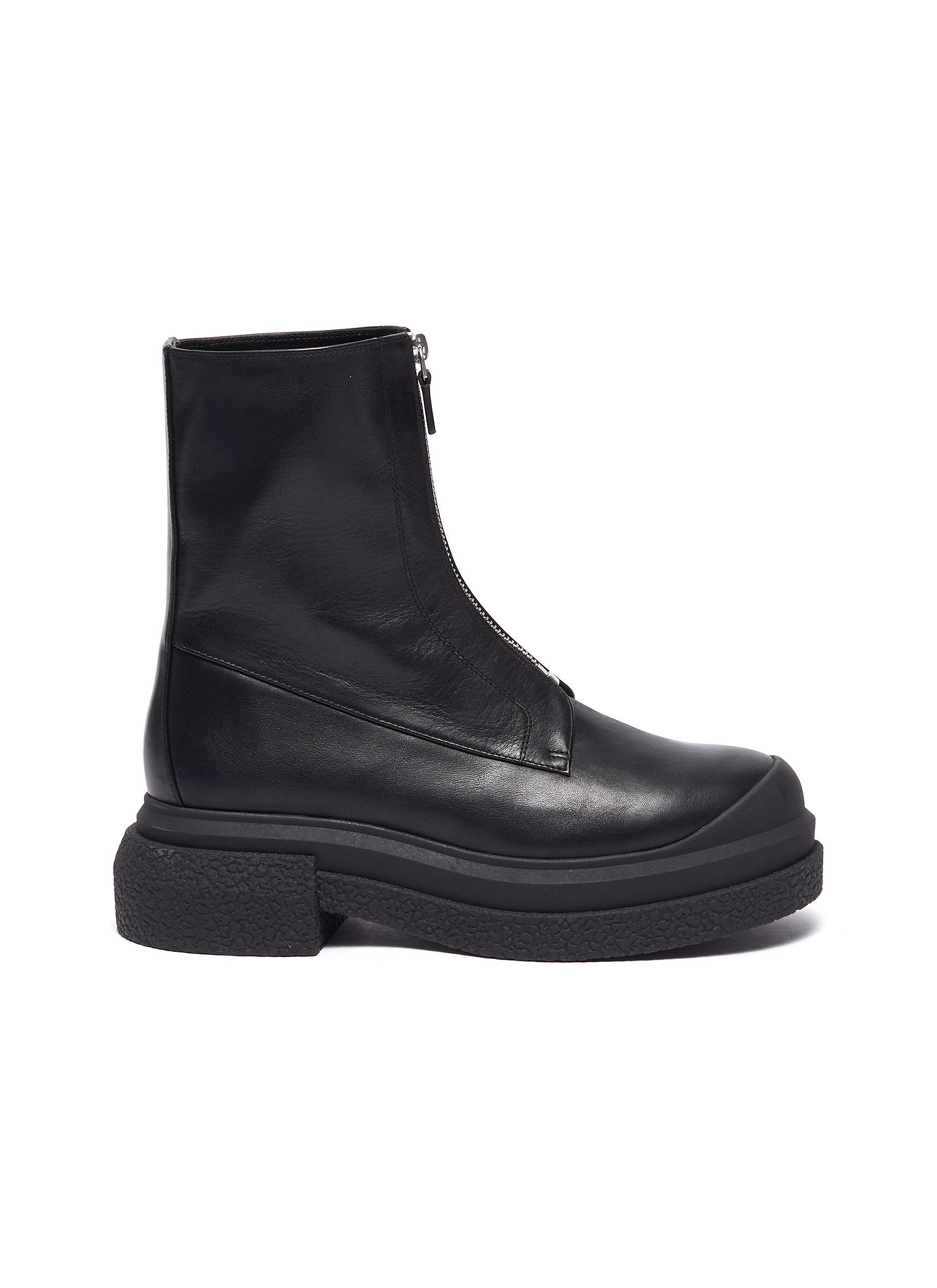 flatform black boots