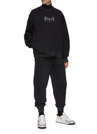 Figure View - Click To Enlarge - ANGEL CHEN - WASHED SWEATPANTS