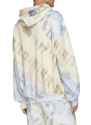 Back View - Click To Enlarge - ANGEL CHEN - Tie Dye Crew Neck Hoodie