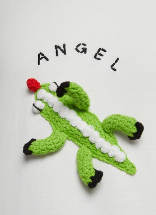  - ANGEL CHEN - Oversize Hand Crochet Lizard T-shirt
