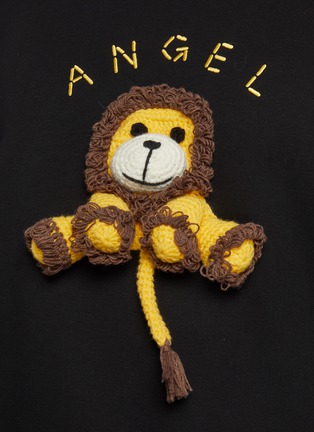  - ANGEL CHEN - Oversize Hand Crochet Lion Sweatshirt