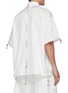 Back View - Click To Enlarge - ANGEL CHEN - Drawstring Short Sleeved Shirt
