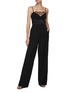 Figure View - Click To Enlarge - DION LEE - Lace Panel Body Harness Cami Top