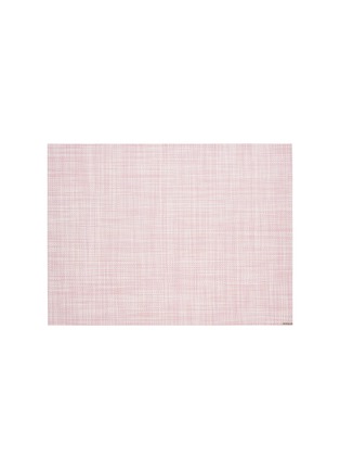 Main View - Click To Enlarge - CHILEWICH - BASKETWEAVE MINI RECTANGLE PLACEMAT — BLUSH