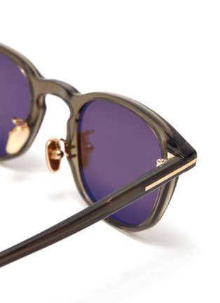 Detail View - Click To Enlarge - TOM FORD - T Bar Square Acetate Frame Sunglasses