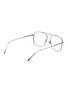Figure View - Click To Enlarge - TOM FORD - Double Bridge Square Metal Aviator Glasses