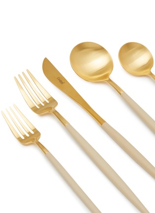 Detail View - Click To Enlarge - CUTIPOL - GOA 5 PIECE CUTLERY SET – IVORY