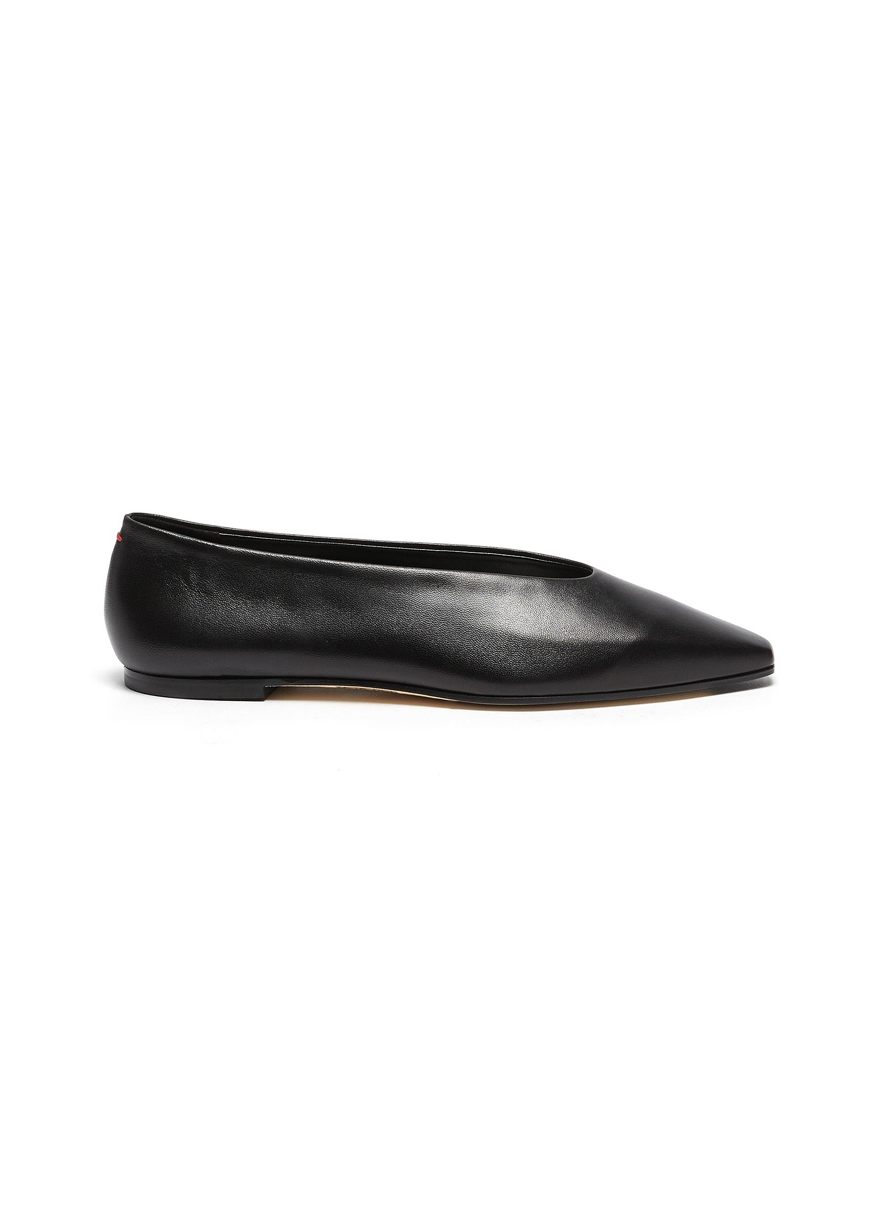 AEYDE POINTED SKIMMER FLATS