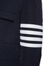 THOM BROWNE - Four Bar Stripe Quilted Chesterfield Coat