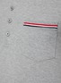 - THOM BROWNE  - Tricolour Trim Patch Pocket Cotton Jersey Polo Shirt