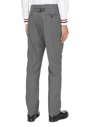 Back View - Click To Enlarge - THOM BROWNE - Classic Backstrap Suiting Pants