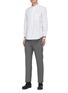 Figure View - Click To Enlarge - THOM BROWNE  - Classic Backstrap Suiting Pants