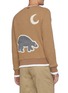 Back View - Click To Enlarge - THOM BROWNE  - Bear Embroidered Patch Sweatshirt