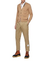【送料&関税込】Thom Browne Cotton PiquAC Trousers THOM BROWNE | Logo Tab Cotton Twill Chino Pants | Men | Lane