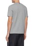 Back View - Click To Enlarge - THOM BROWNE - Four Bar Side Stripe T-shirt